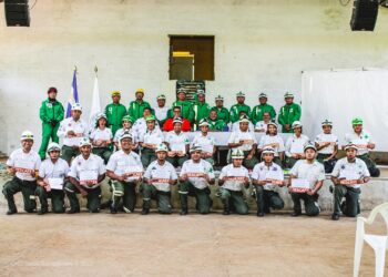 Clausura de la IX Promoción en Rescate Vertical nivel 1