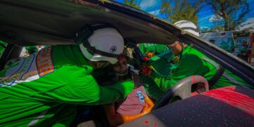 Cruz Verde Salvadoreña inicia simulacro de rescate vehicular y lanza el Plan Navidad 2024